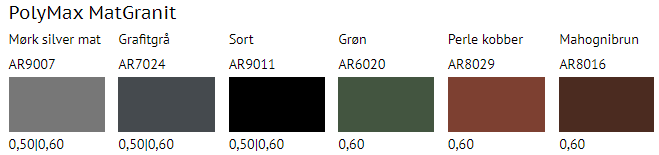 Areco Profiles - Overflader - PolyMax